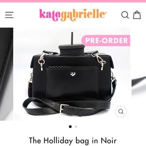 Kate Gabrielle The Holliday bag in Noir